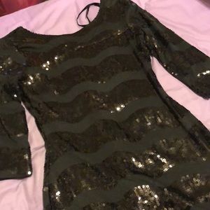 SEQUIN MINI DRESS